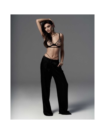 Ensemble Vila blanes 2 pièces noir/Jesyh.com