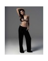 Ensemble Vila blanes 2 pièces noir/Jesyh.com
