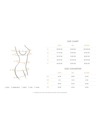 Babydoll et String Blomentis noire/Jesyh.com