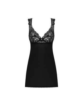 Babydoll et String Donna Dream noire/Jesyh.com