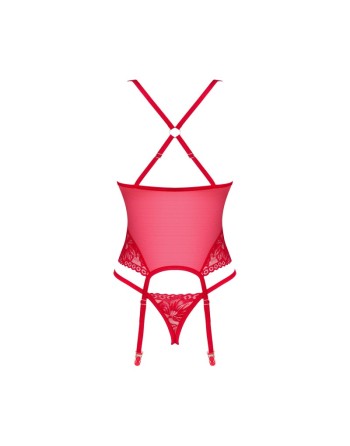Corset Lacelove rouge/Jesyh.com
