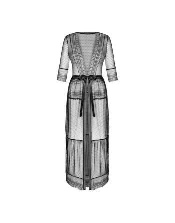 Peignoir Estiqua noir/Jesyh.com