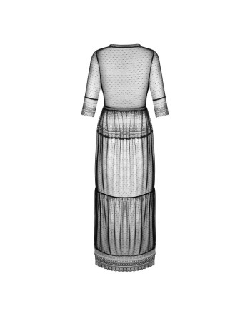 Peignoir Estiqua noir/Jesyh.com