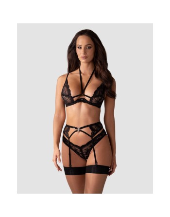 Ensemble Alessya 3pcs noir/Jesyh.com