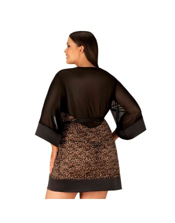 Peignoir noir/Jesyh.com