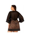 Peignoir noir/Jesyh.com