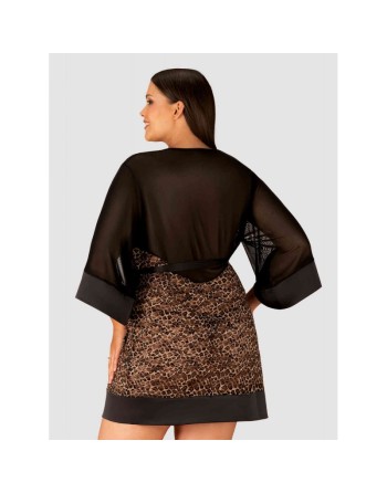 Peignoir noir/Jesyh.com