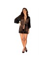 Peignoir noir/Jesyh.com