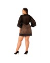 Peignoir noir/Jesyh.com