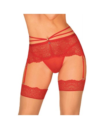 Porte-jarretelles Loventy rouge/Jesyh.com