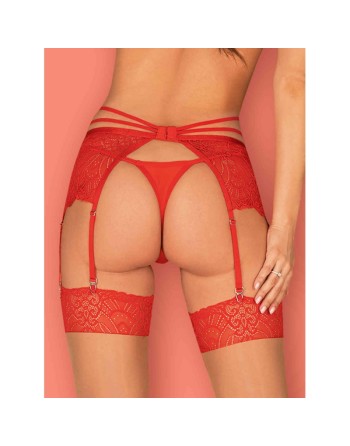 Porte-jarretelles Loventy rouge/Jesyh.com