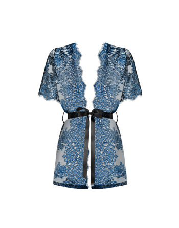 Peignoir Yassmyre bleu/Jesyh.com