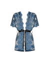 Peignoir Yassmyre bleu/Jesyh.com