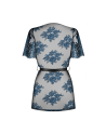 Peignoir Yassmyre bleu/Jesyh.com