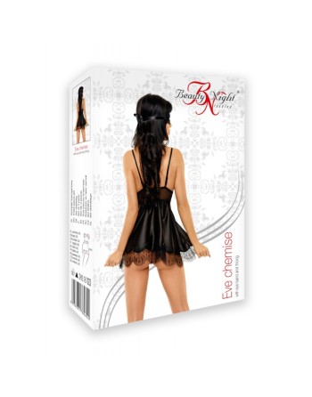 Babydoll et Masque Eve noir/Jesyh.com