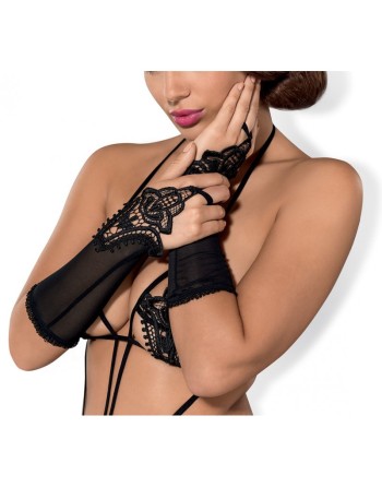 Mitaines Luiza noir/Jesyh.com