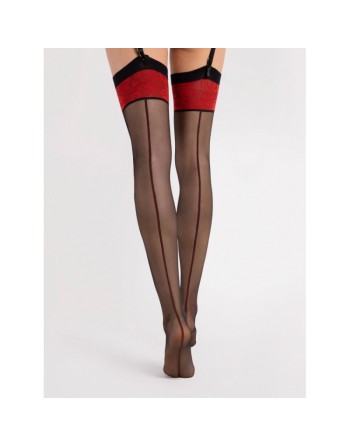 Bas 20 DEN Scarlett noir/Jesyh.com