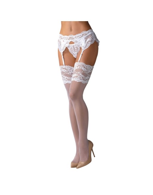 Bas 810-STO-2 blanc/Jesyh.com