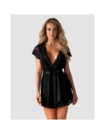 Peignoir noir/Jesyh.com