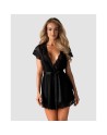 Peignoir noir/Jesyh.com