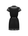 Peignoir noir/Jesyh.com