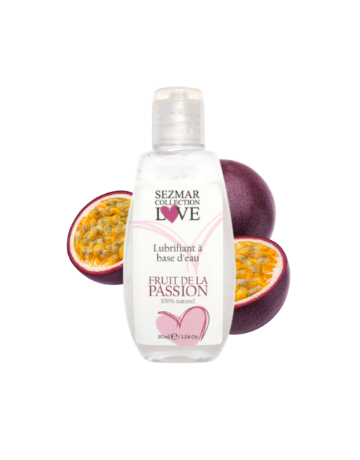 Lubrifiant 100% naturel à base d'eau fruit de la passion 90ml/Jesyh.com