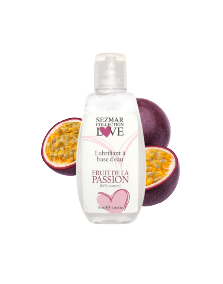 Lubrifiant 100% naturel à base d'eau fruit de la passion 90ml/Jesyh.com