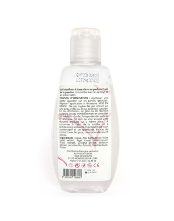 Lubrifiant 100% naturel à base d'eau fruit de la passion 90ml/Jesyh.com