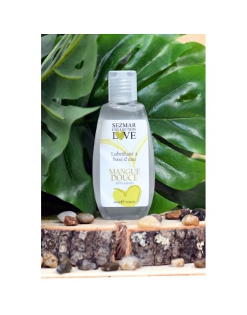 Lubrifiant 100% naturel à base d'eau mangue douce 90 ml/Jesyh.com