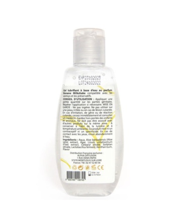 Lubrifiant 100% naturel à base d'eau banane milkshake 90 ml/Jesyh.com