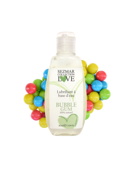 Lubrifiant 100% naturel à base d'eau bubble gum 90 ml/Jesyh.com