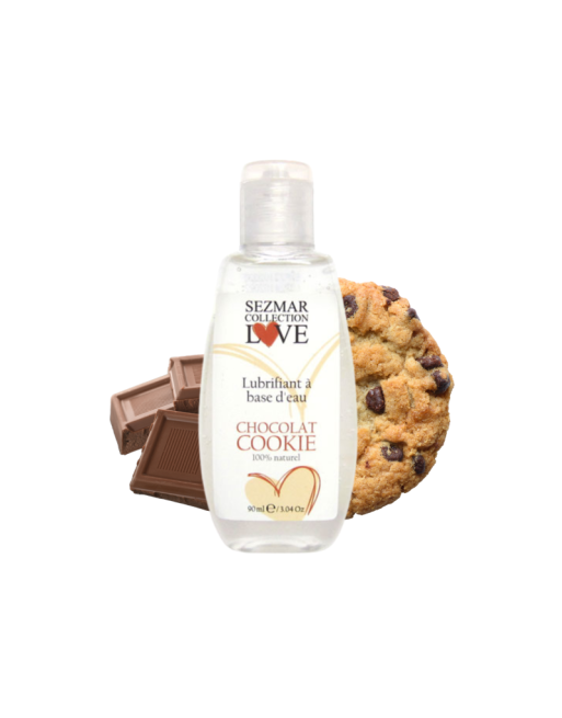 Lubrifiant 100% naturel à base d'eau cookie chocolat 90 ml/Jesyh.com