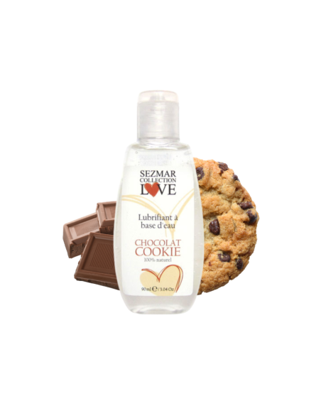 Lubrifiant 100% naturel à base d'eau cookie chocolat 90 ml/Jesyh.com