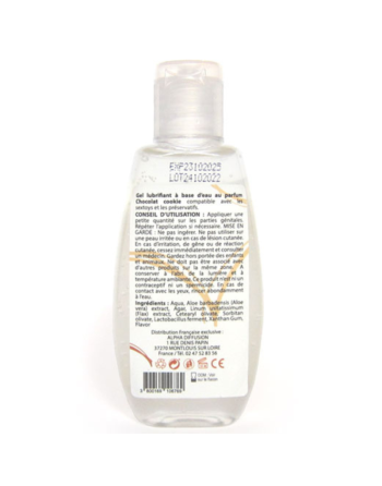 Lubrifiant 100% naturel à base d'eau cookie chocolat 90 ml/Jesyh.com