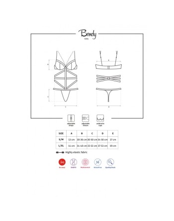 Body Bondy noir/Jesyh.com