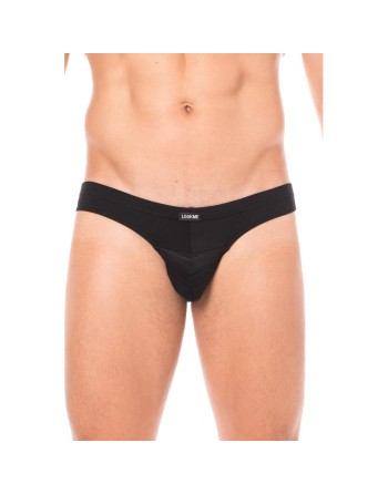 Slip noir rayé opaque et transparent/Jesyh.com