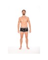 Mini-Pants noir échancré avec zip/Jesyh.com