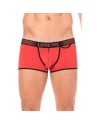 Mini-Pants rouge échancré avec zip/Jesyh.com