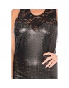 Robe Janie simili cuir noire/Jesyh