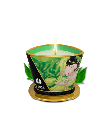Agnès bougie de massage thé vert