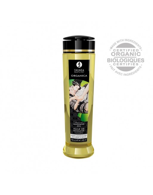 Huile de massage naturelle neutre 240 ml/Jesyh