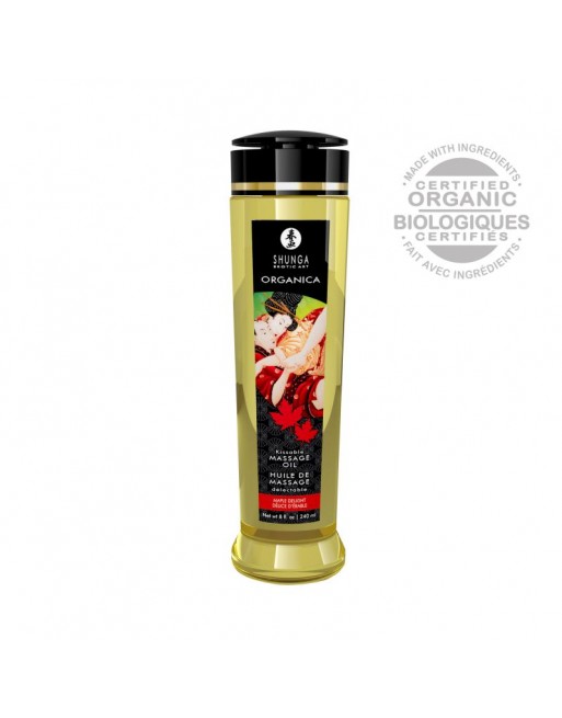 Huile de massage naturelle délice d'érable 240 ml Huile de massage naturelle délice d'érable 240 ml