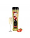 Huile de massage relaxante et excitante vin-fraise 240 ml/Jesyh