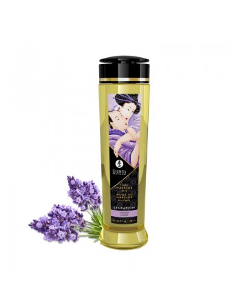 Huile de massage relaxante et excitante lavande 240 ml