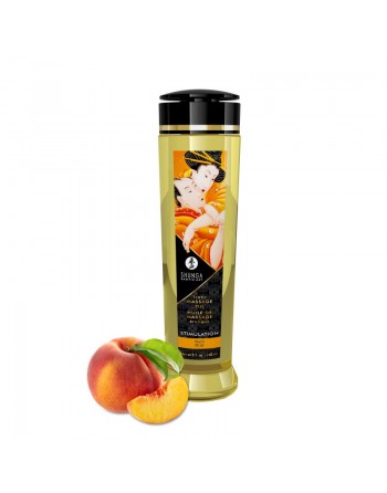 Huile de massage relaxante et excitante pêche 240 ml