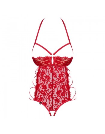 Body Ulrie ouvert rouge/Jesyh