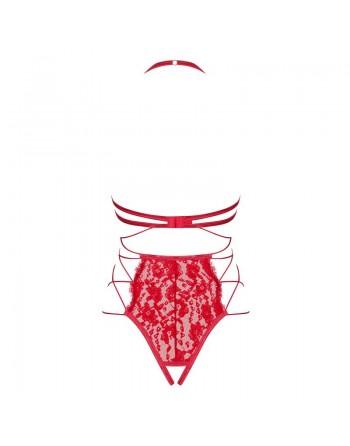 Body Ulrie ouvert rouge/Jesyh