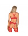 Bodystocking Ganye rouge/Jesyh