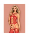 Bodystocking Ganye rouge/Jesyh